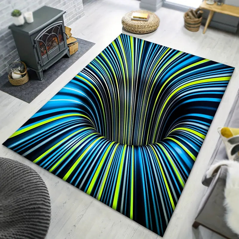 NOWOCZESNY DYWAN 3D z iluzją optyczną | VISUAL SWIRL