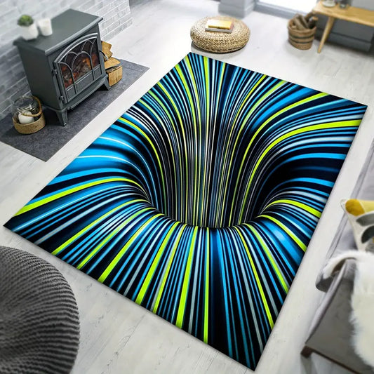 NOWOCZESNY DYWAN 3D z iluzją optyczną | VISUAL SWIRL