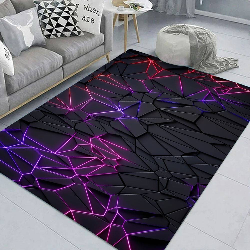 DYWAN GAMINGOWY Neonowa Przestrzeń Gry 3D