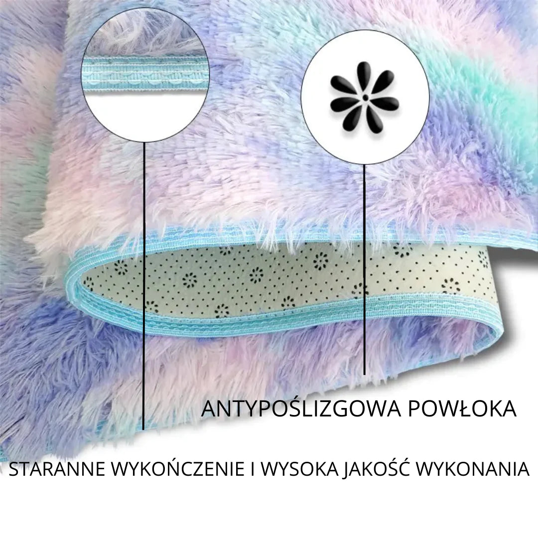 DYWAN SHAGGY RAINBOW