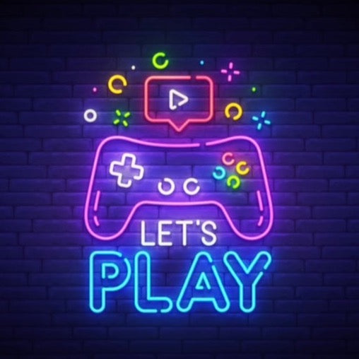 Mały dywanik, chodnik GAMINGOWY 3D dla gracza | LET'S PLAY