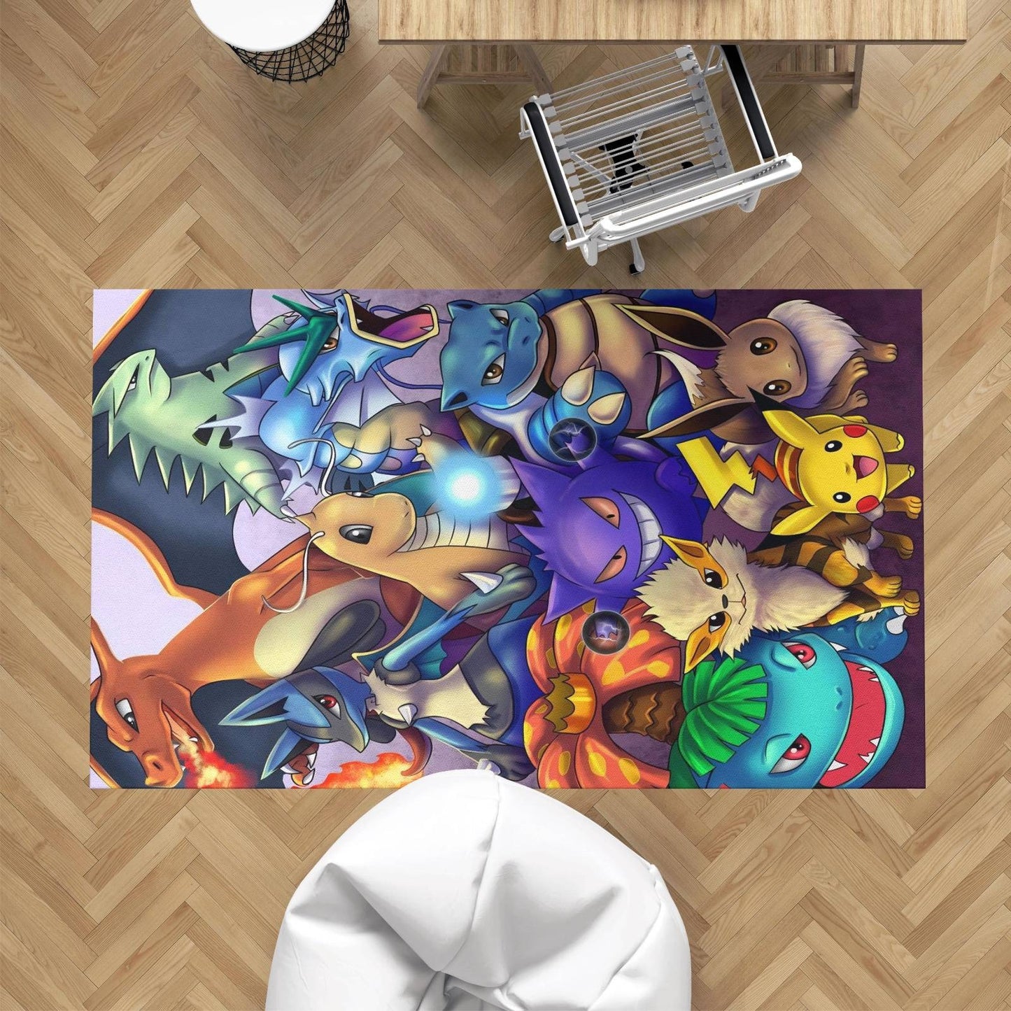 NOWOCZESNY DYWAN z motywem Pokémonów