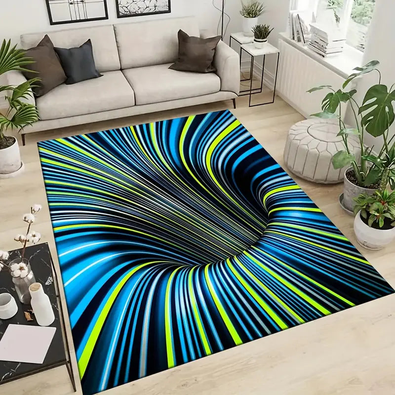 NOWOCZESNY DYWAN 3D z iluzją optyczną | VISUAL SWIRL