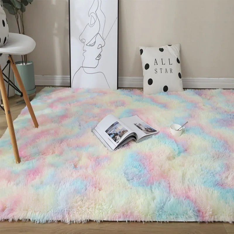 PUCHATY DYWAN SHAGY MULTIKOLOR RAINBOW | PREMIUM