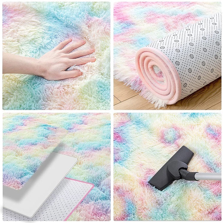 PUCHATY DYWAN SHAGY MULTIKOLOR RAINBOW | PREMIUM