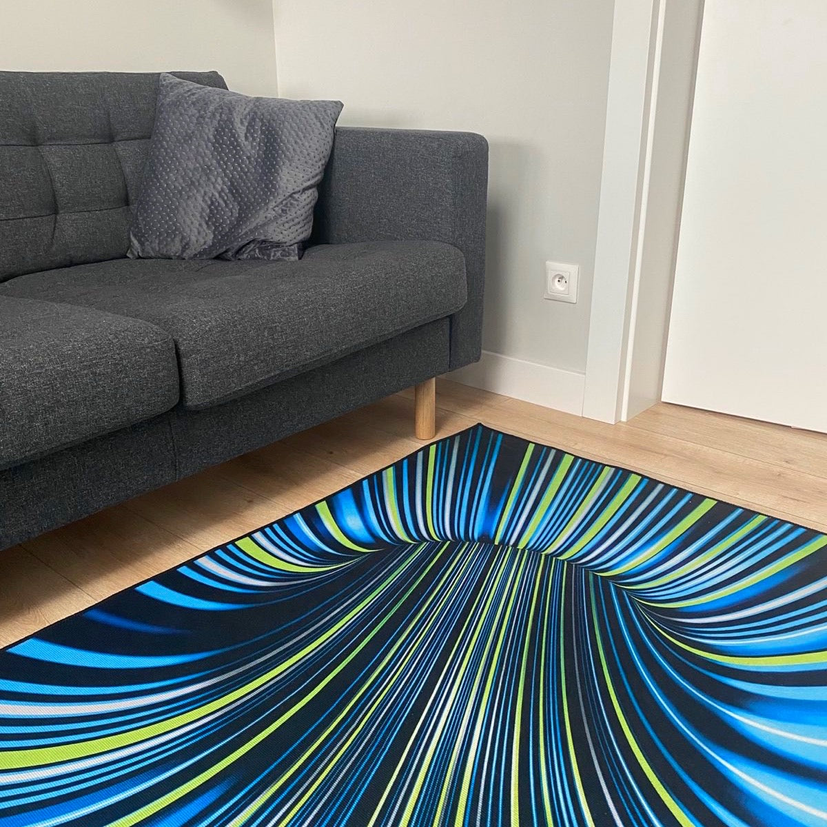 NOWOCZESNY DYWAN 3D z iluzją optyczną | VISUAL SWIRL
