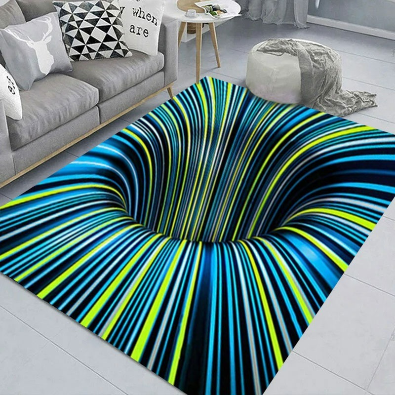 NOWOCZESNY DYWAN 3D z iluzją optyczną | VISUAL SWIRL