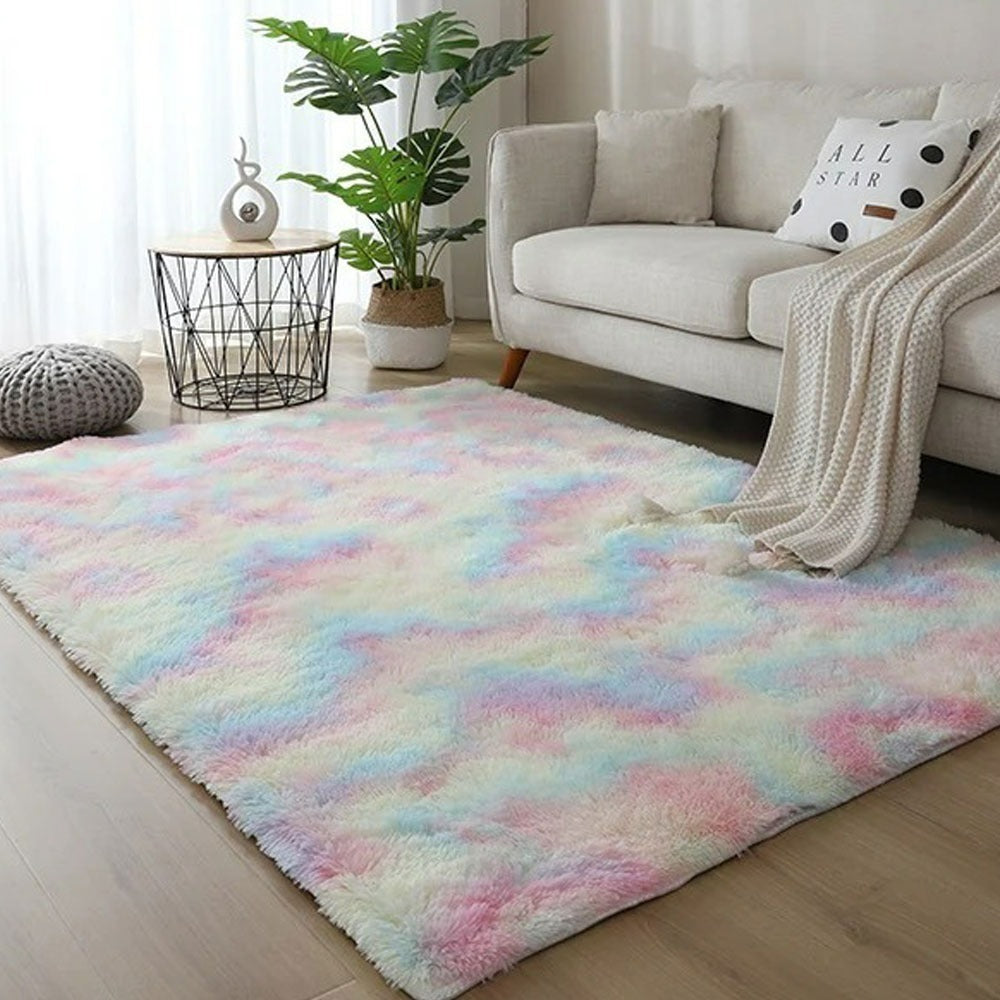 PUCHATY DYWAN SHAGY MULTIKOLOR RAINBOW | PREMIUM