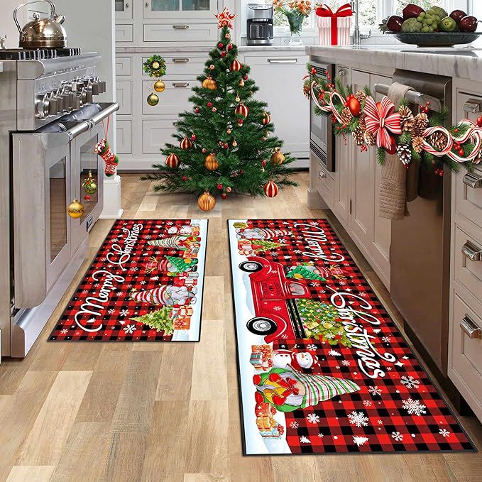 CHODNIK do kuchni, antypoślizgowy| Zimowa Ciężarówka z Prezentami