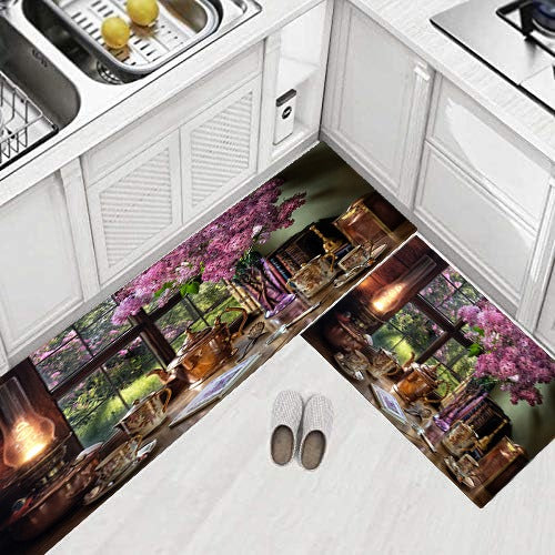 Chodnik do kuchni – antypoślizgowy | Herbaciany ogród o zmierzchu