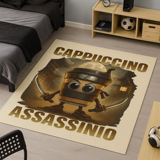 Dywan dziecięcy z motywem Cappuccino Assassino