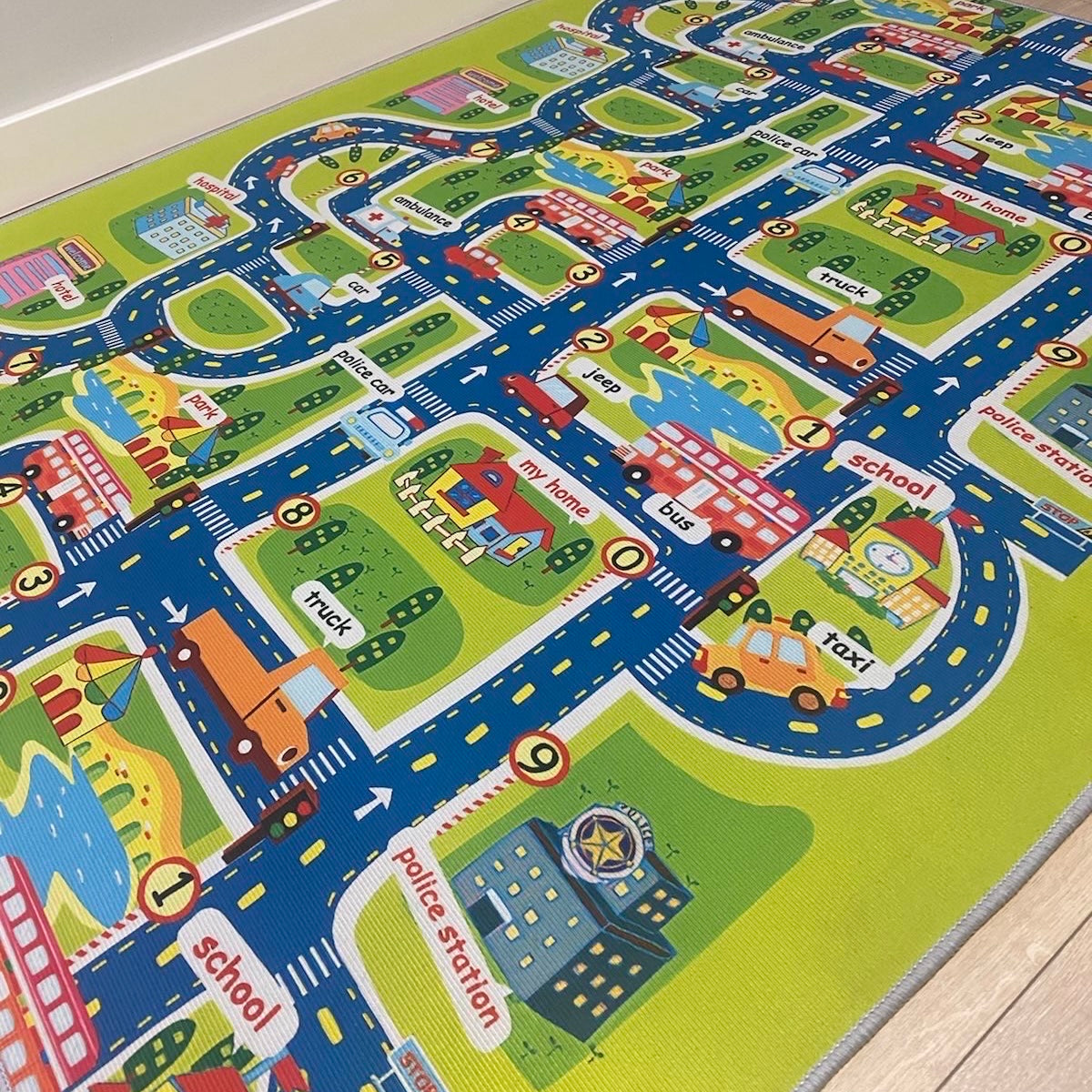 DYWAN do pokoju dziecięcego ULICE MIASTA