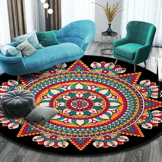 OKRĄGŁY DYWAN  w stylu vintage | Mandala