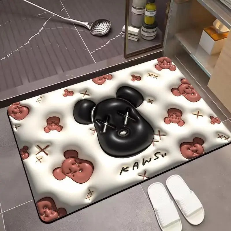 DYWANIK ŁAZIENKOWY szybkoschnący, chłonny, antypoślizgowy | MIŚ 3D